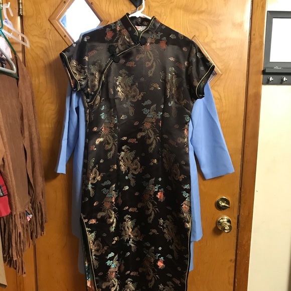 SH Dresses & Skirts - Asian style dress. Size XXL. Runs small.